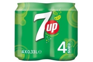 7up 4 pack 4 x 33 cl