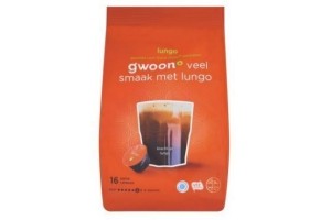 g woon koffiecups lungo