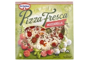 pizza fresca mozzarella