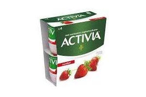 activia yoghurt aardbei multipack