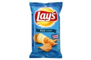 lay s flat chips pizza