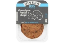 vivera champignon paprika burger