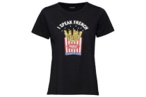 shirt zwart french fries