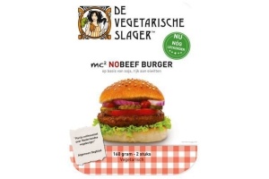 de vegetarische slager mc2 nobeef burger