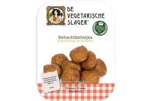 de vegetarische slager gehacktballetjes