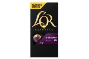 l or espresso supremo sterkte 10