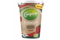 campina bio yoghurt aardbei