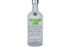 absolut vodka lime