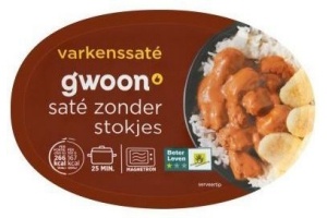 varkenssate zonder stokjes