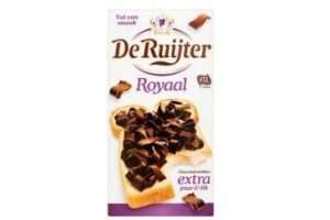 de ruijter royaal chocolade vlokken puur