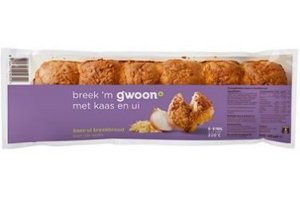 g woon breekbrood kaas ui