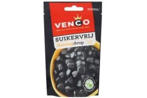 venco suikervrij honingdrop 100g