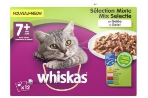 whiskas multipack pouch senior