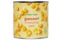 g woon crispy mais