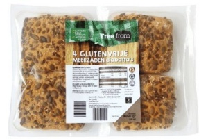 glutenvrije broodjes 4 stuks