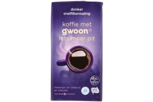 g woon filterkoffie donker snelfiltermaling