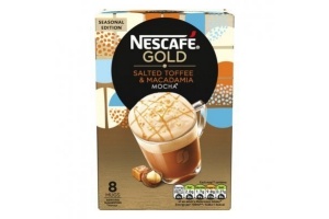 nescafe gold salted toffee en macademia mocha