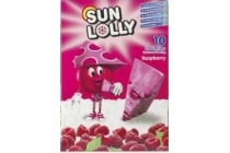 lidl fruitijsjes sun lolly raspberry 10 stuks