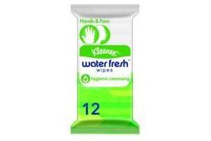 kleenex waterfresh wipes hygenic 12 stuks