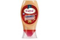 calve saus squeeze chunky burger