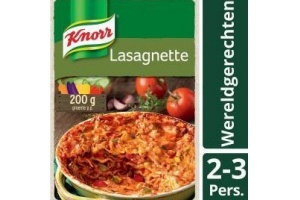 knorr lasagnette napoletana wereldgerecht