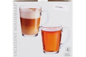 koffie of theeglazen 4 delig