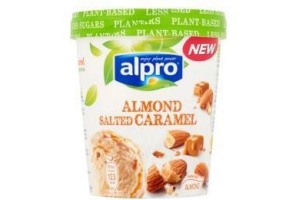 alpro amandel zeezout karamel ijs