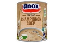 unox soep in blik stevige champignonsoep