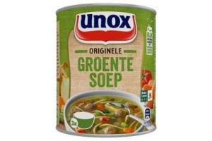 unox soep in blik originele groentesoep