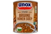 unox soep in blik stevige bruine bonensoep