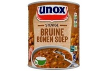 unox soep in blik stevige bruine bonensoep