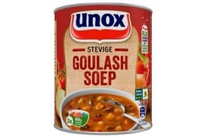 unox soep in blik stevige goulashsoep