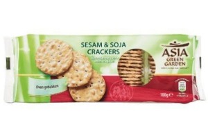 asia green garden rijstcrackers sesam en soja