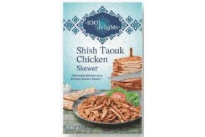 1001 delights shish tahouk chicken 900 gram