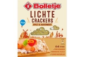 bolletje lichte crackers spelt en havermout