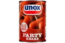 unox party knaks