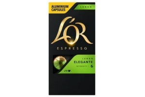 l or espresso lungo elegante capsules