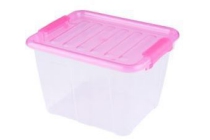 opbergbox met roze deksel 3 liter