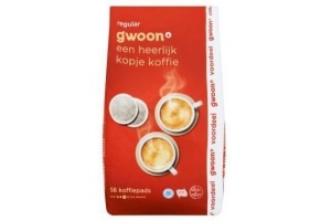 g woon koffiepads regular