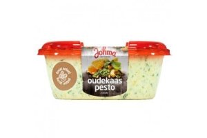 johma oudekaas pesto salade