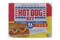 american style hot dog kit