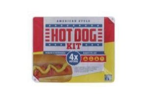 american style hot dog kit