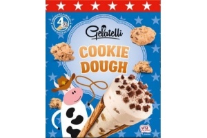 gelatelli ijshoorntjes cookie dough