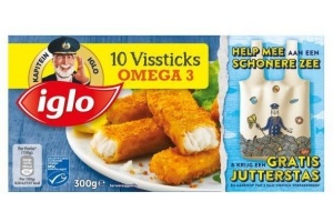 iglo vissticks omega 3 10 stuks