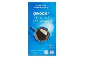 g woon cafeinevrije snelfiltermaling