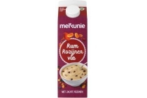 melkunie fruitvla rum rozijnen