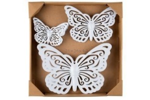 decoratieve vlinder 3 stuks