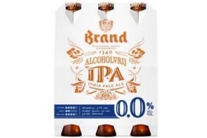 brand ipa 0 0 alcoholvrij bier fles 6 x 30cl