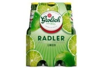 grolsch radler limoen flessen 6 x 30cl