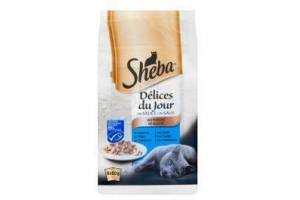 sheba delices du jour vis in saus 6x50 g